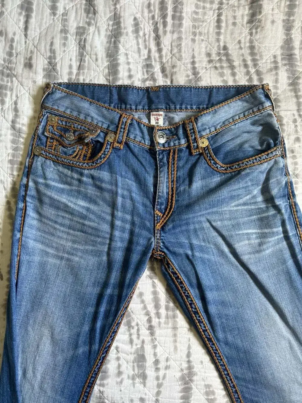 True Religion Ricky Jeans with Rope Stitch 33
